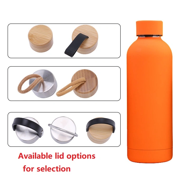 Wholesale/Supplier Eco Custom 500ml 750ml 350ml Vacuum Flask Double Wall Insulated Coffee Cup Stainless Steel Rubber Matte Paint Termos Outdoor Small Mouth Water Bottle