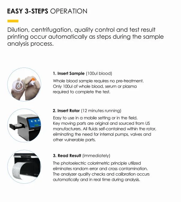 High quality/High cost performance  Veterinary Automatic Automated Chemistry Analyzer, Medium Capacity Price Portable Biochemistry Analyzer