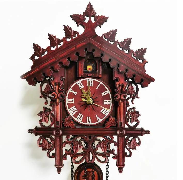 Wholesale/Suppliers Wooden Watch Box Cuckoo Wall Clock Home Decor