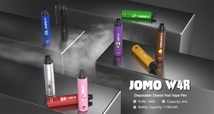 Factory Price 1600 Puffs Disposable/Chargeable Vape Pen Electronic Cigarette 4ml Vape Puff Pen