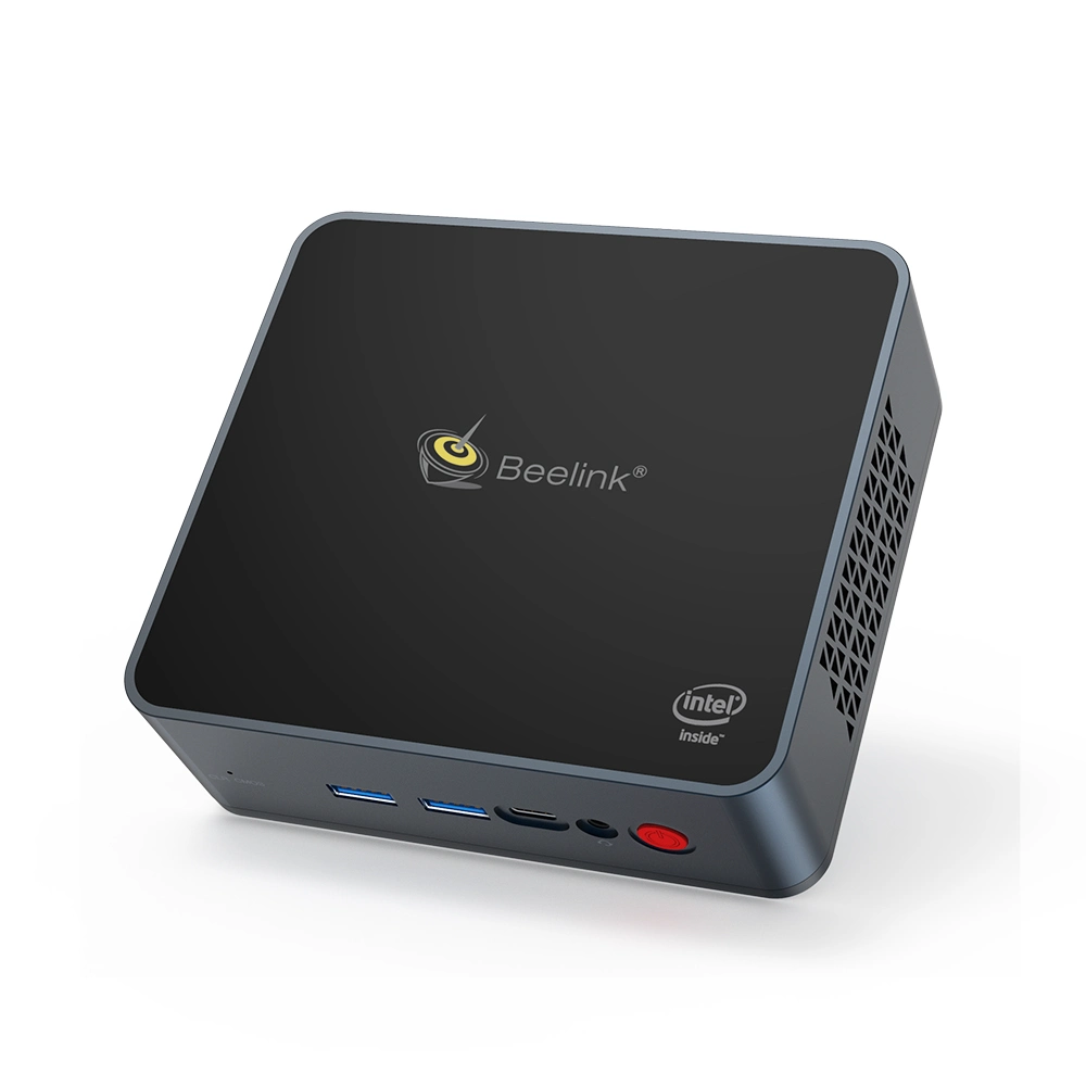 Bee-Link Gk55 Intel J4125 8GB 128GB 256GB 512GB Win10 OS Industrial Computer Two Ethernet Type-C Charging Mini PC Bee-Link Gk55