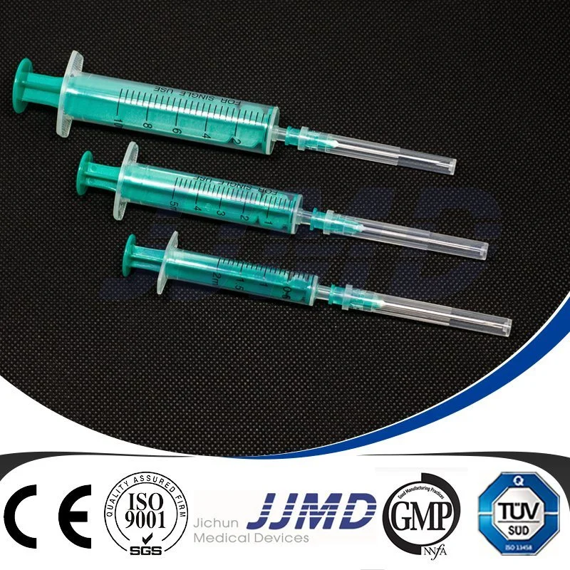 2 Parts Disposable Luer Slip Syringe for Inject with Needle