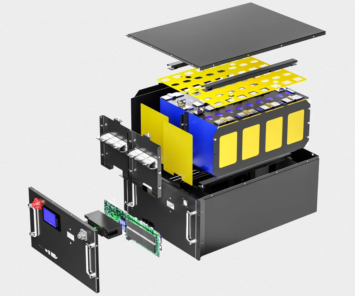 Bateria solar de lítio LiFePO4 48V 50ah 100ah 200ah 5kwh com Bateria de 51,2V e 48V LiFePO4