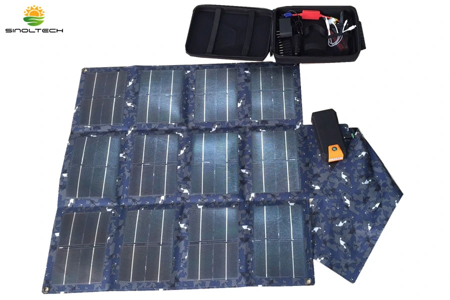 Military Standard 30W Folding Flexible CIGS Solar Charger Kit (SP-030K)