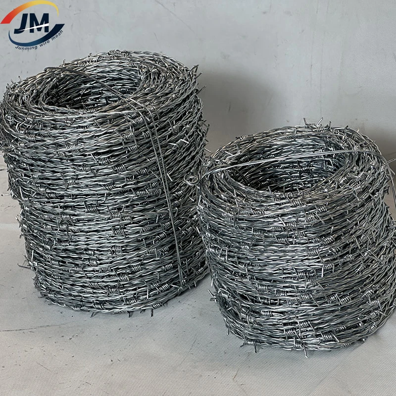 Hot Dipped Galvanized PVC Coated Barbed Wire Razor Barb Wire 25FT 18 Gauge-Great for Security Fencing Craft Fences and Critter Deterrent