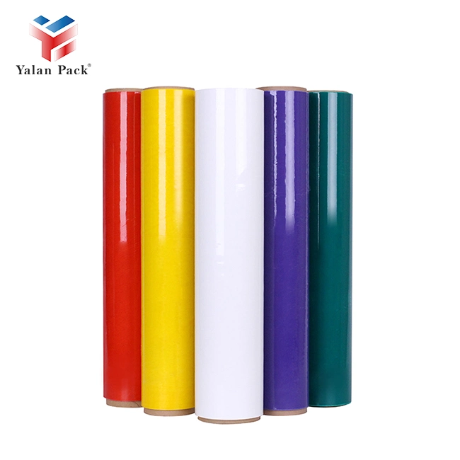 Customize Colored Shipping Shrink Wrapping Pallet Stretch Films LLDPE Plastic Film