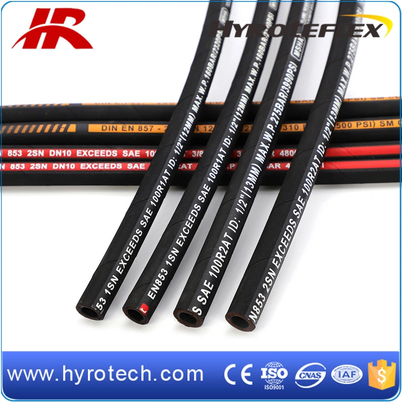 High Pressure Washer Hydraulic Rubber Hose SAE 100r2at