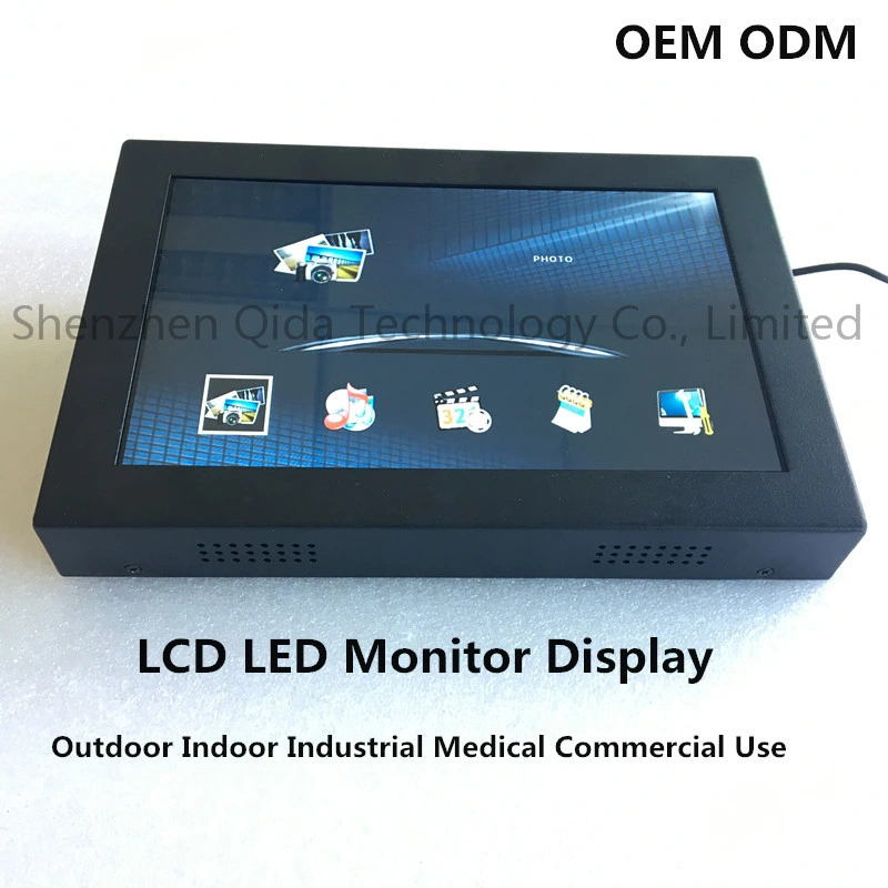 قابلة للطي 4 من قبل OEM مخصصة 4 بوصة: 3 شاشات LCD مع AV. VGA و HDMI و DVI Input وشاشة لمس ذات إطار مفتوح