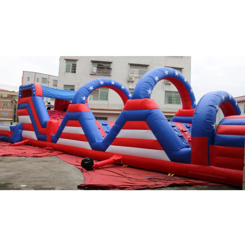 Fabricante fornecer Amusement Park Inflatable Obstacle Course for Sale