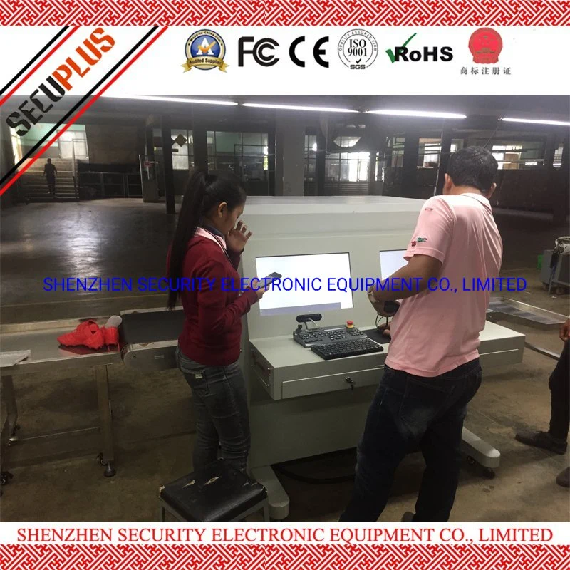 Hotel Security X-ray Baggage Scanner Dual-view Parcel Inspection Security System SPX-6550DV