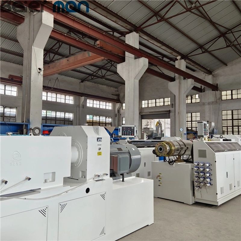 2023year Sjsz 92/188 Conical Twin Screw Extruder with Vertical Horizontal Gearbox 92mm Extrusion Machine Popular Sale to Turkey