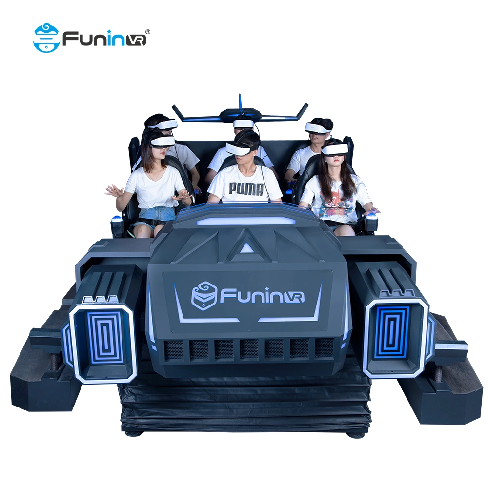 Parque de diversiones Rides 6 asientos VR Car Simulator realidad virtual Equipo