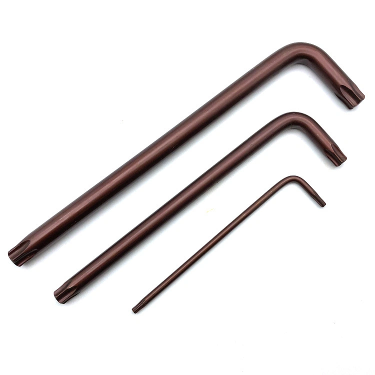 Hardware Tool Torx Head S2 Bronze Hex Key Wrench