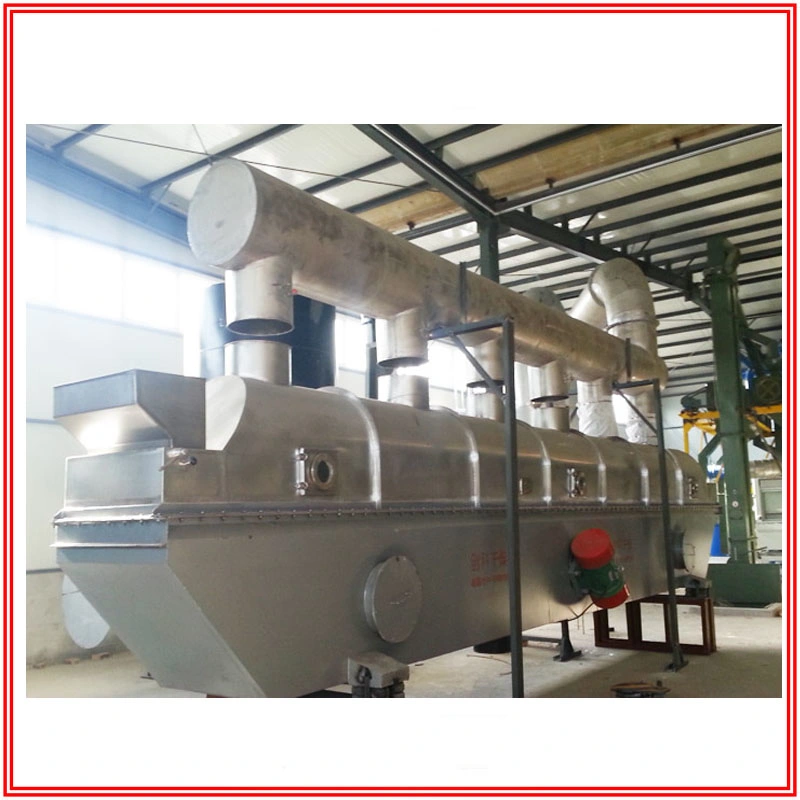 Horizontal Vibrating Fluid Bed Drying Machine for Dihydroxy Benzene, Salt, Granulate Sugar, Brown Sugar