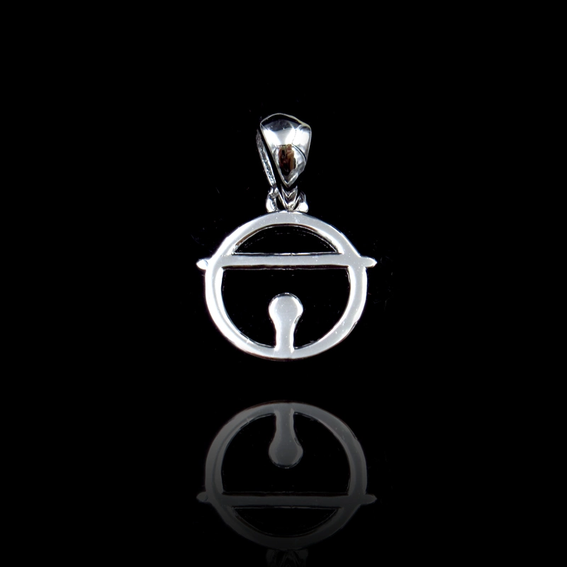 Personalize Two Stars Shape No Stone 925 Sterling Silver Pendant for Gifts