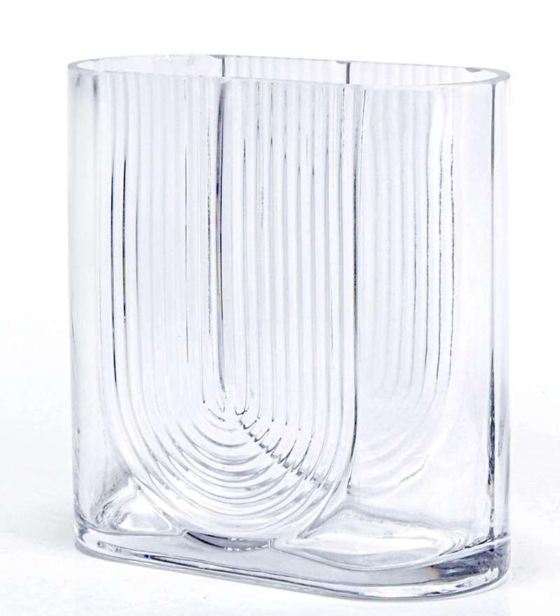 Wholesale Hand Blowing Round Mouth Glass Vase