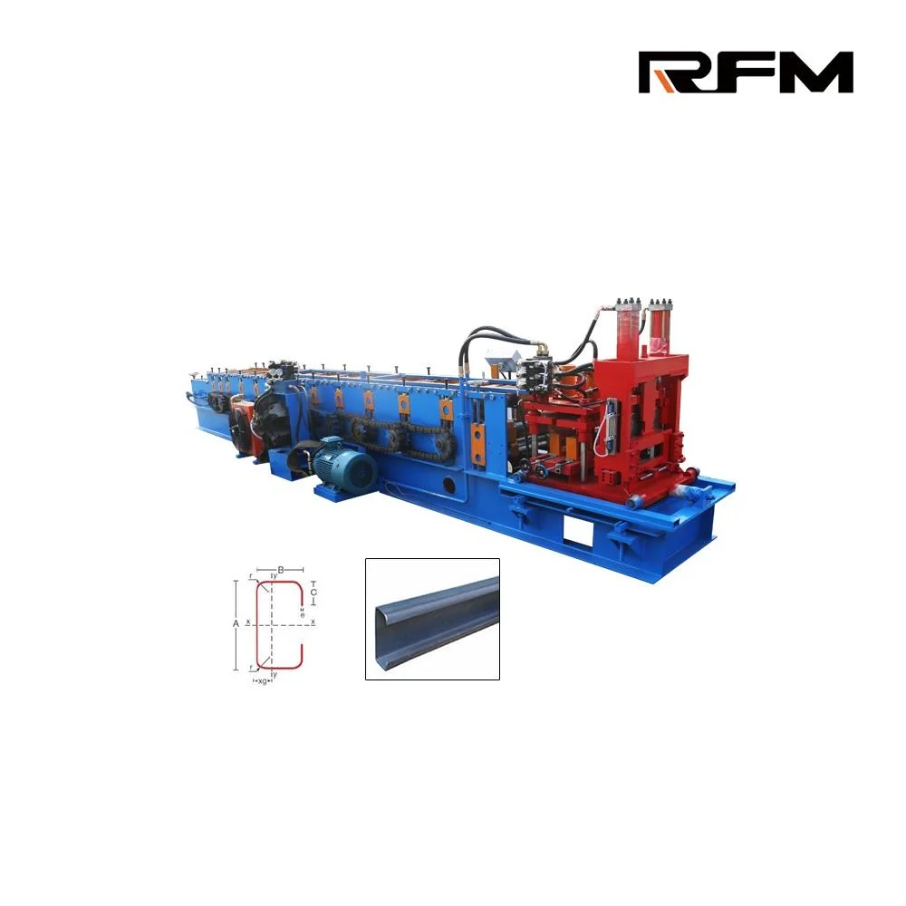 High Performance CNC Metal Z Purlin Frame Channel Roll C Steel Framing Profile Forming Machine