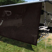 ZNZ RV Awning Caravan Awning Sunshade bloqueador de sol para frente Y Side