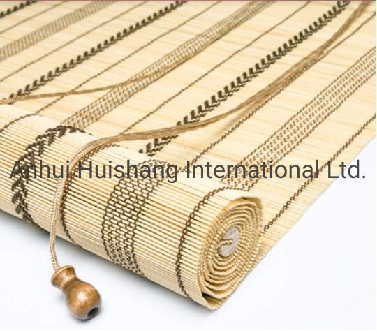 Customized Bamboo Window Curtains Blinds as Shade in Rolling or Roman Style