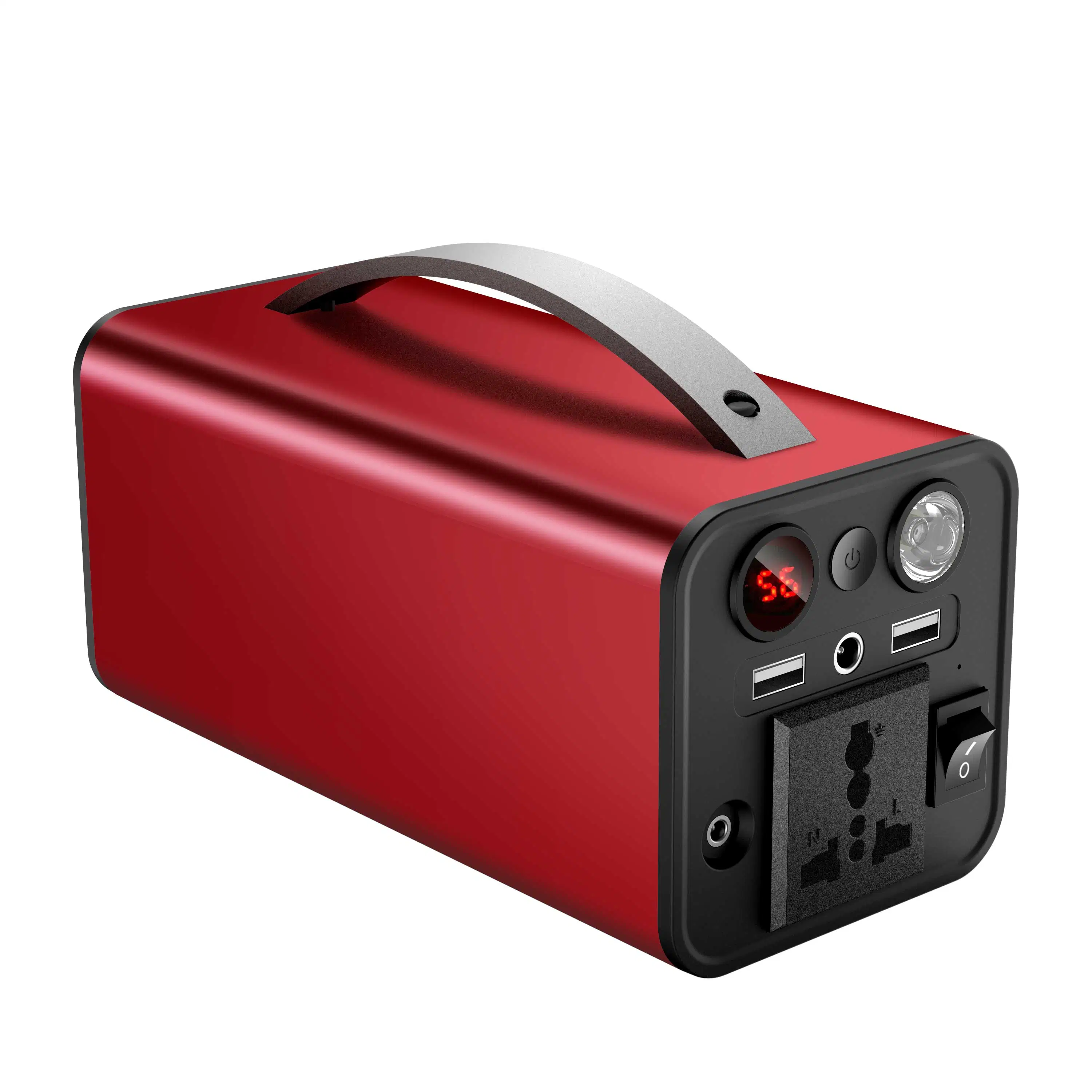 180W Portable Energy Storage Power Supply Made of Aluminum Alloy, Equipped with Fast Charging