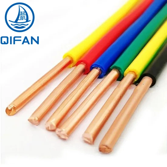 450/750V 2.5mm2 4mm2 6mm2 10mm2 16mm2 Fio de Cobre Multicore PVC Fio Elétrico Fio Flexível e Cabo Fio de Construção H07V-K