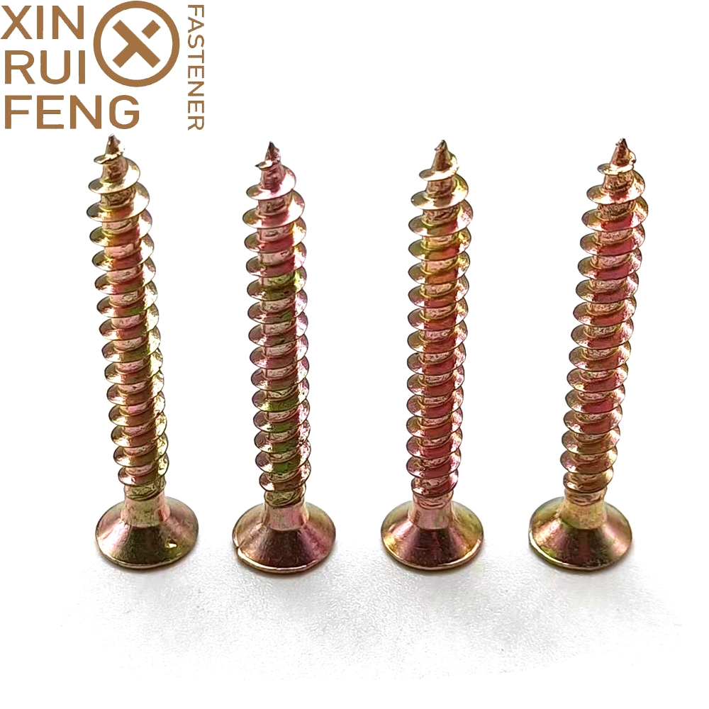 DDP American USA USD2.45/Kg Xinruifeng Fastener Fiberboard Tapping MDF Wood Chipboard Screws