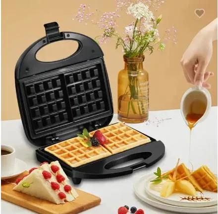 Abnehmbare Sandwich Maker Elektrische Waffel Sandwich Grill Frühstück Toaster Nicht Stick Sandwich Maker