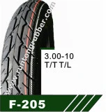 Factory Motorcycle Tire / Scooter Tire 3.00-10 T/T T/L