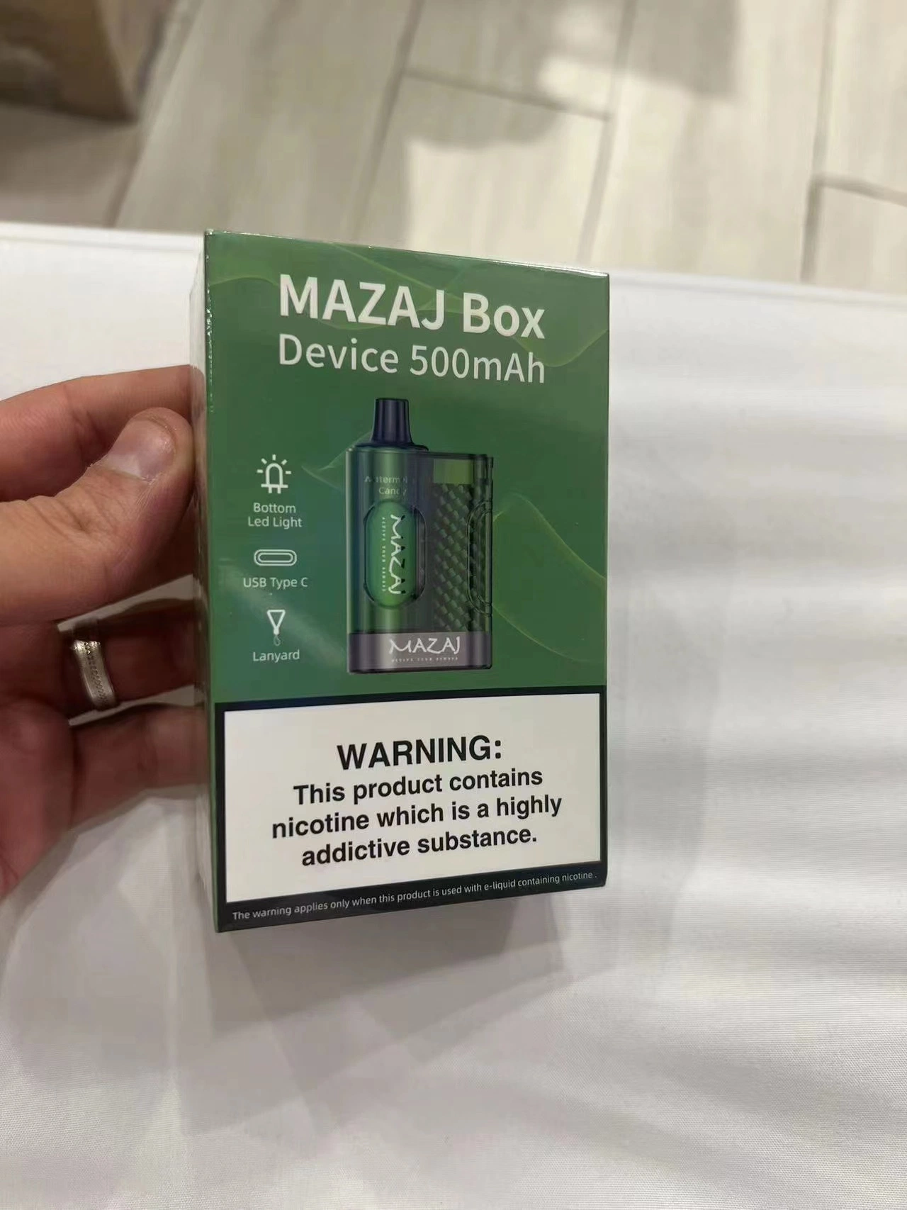 Substituição de Poco com logótipo personalizado Pods de Pape Mazaj Box Pod 3000/4500/8000 Puffs cartucho pré-abastecido bobina de malha recarregável Vape caneta Shisha Hookah E cigarro