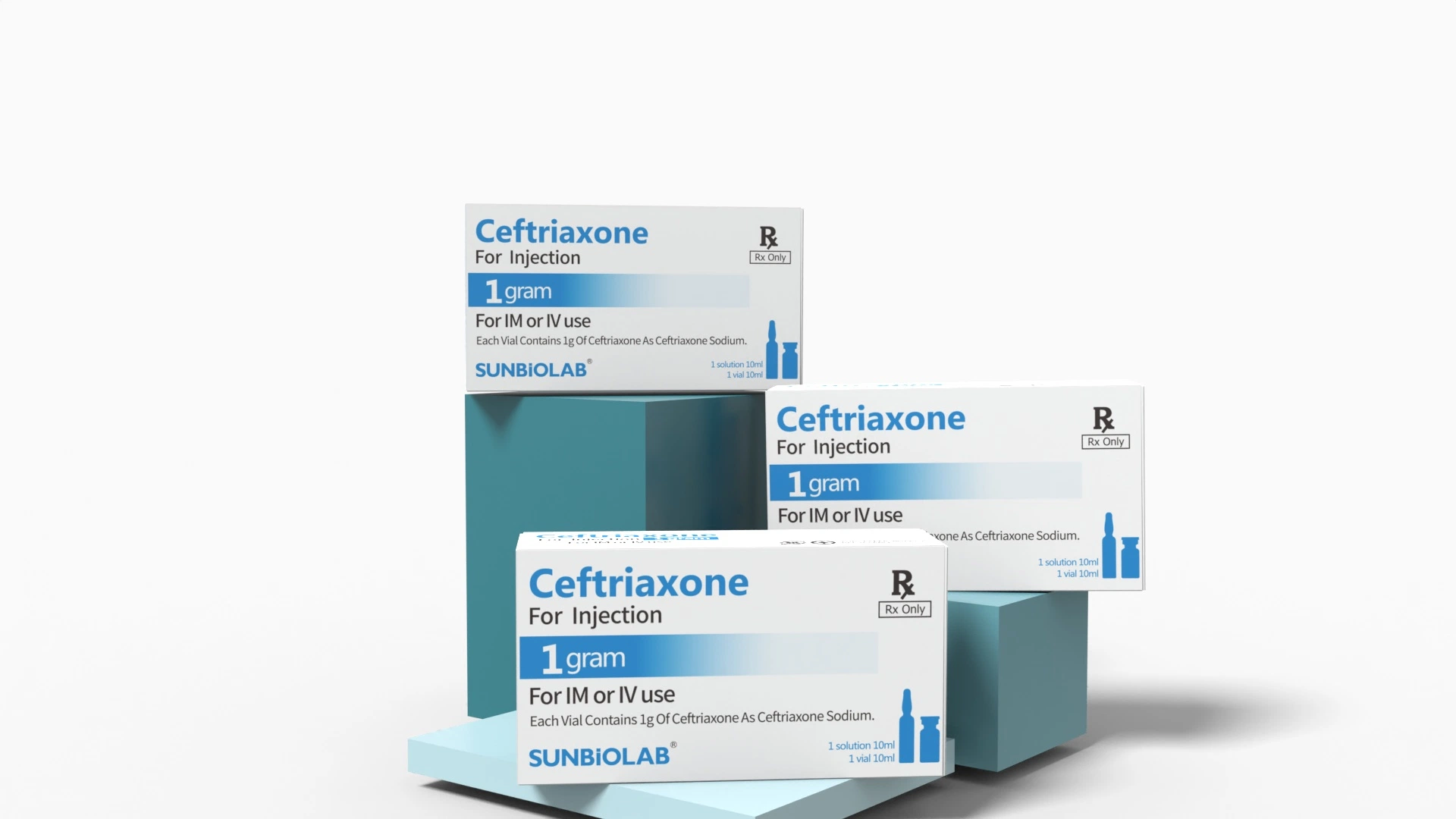 Health Care Ceftriaxione Injection 1g Powder for Injection Western Antibiotics Drugs