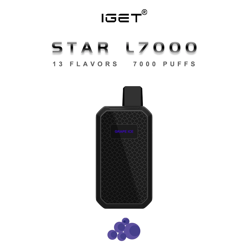 Iget VAPE desechable VAPE Iget Star con 14 sabores Iget Marca