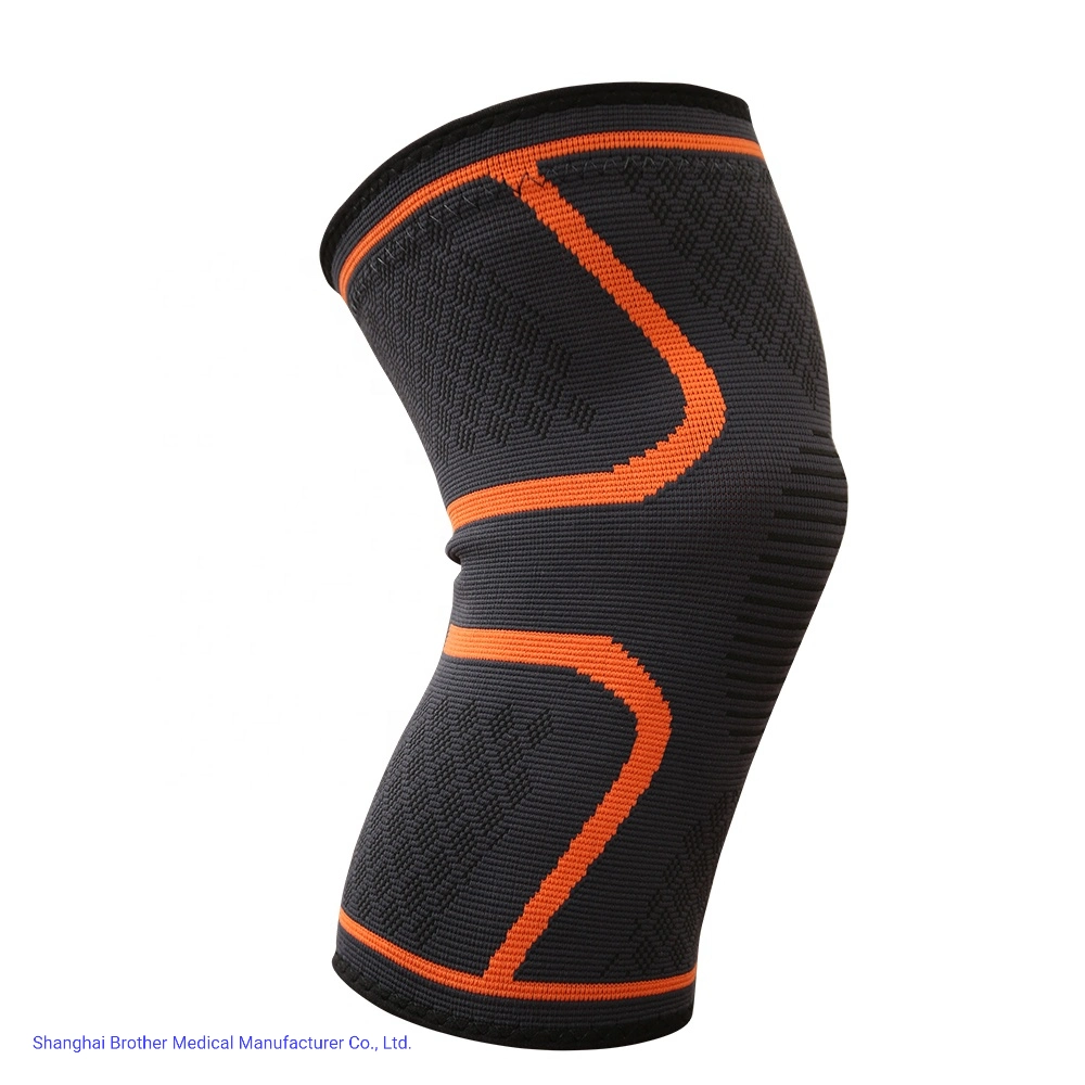 Adjustable Silicone Sports Bind Knee Sleeve Brace