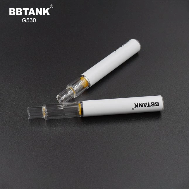 Caneta Vape descartáveis vazio todo o vidro e cigarros Bbtank G530