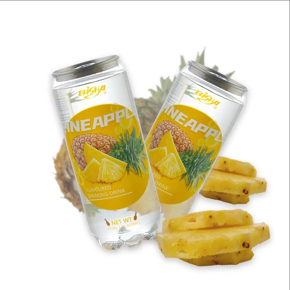 Wholesale/Supplierr Good Price Preventing Dehydration Soda Water 350ml Sparkling Pineapple Flavor