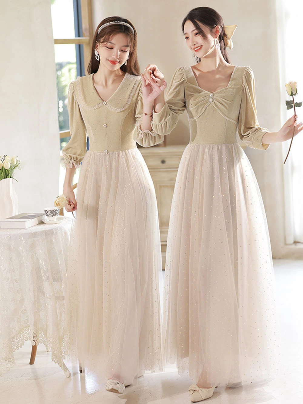 Hbd021 Bridesmaid Dress Sister Dress Bridesmaid Group Dress