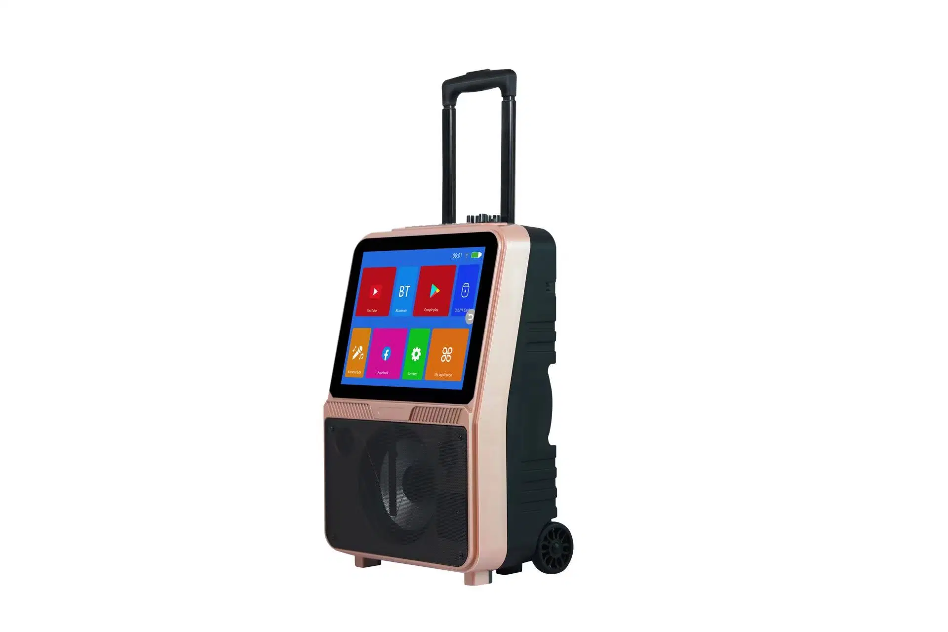 Trolley Speaker Video Monitor Screen Smart Android 11 System Hdm Multi-Functional Outdoor Speaker