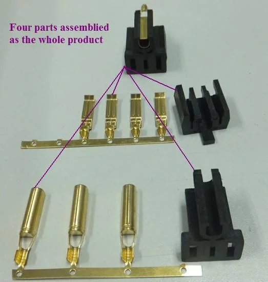 Línea de la serie C5081 Cable de cobre/latón prensado Terminal, el conector Terminal (HS-DZ-0036)