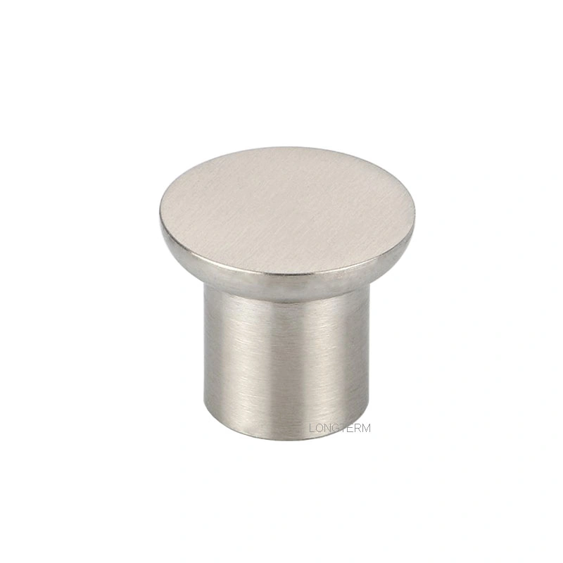 Solid Stainless Steel Mushroom Furniture Drawer Knobs for Cabinet Kitchen