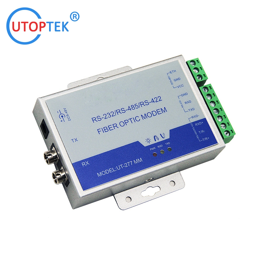 RS485/RS422/RS232 to Fiber Converter Fiber Modem Single Mode Single Fiber Sc 20km Media Converter