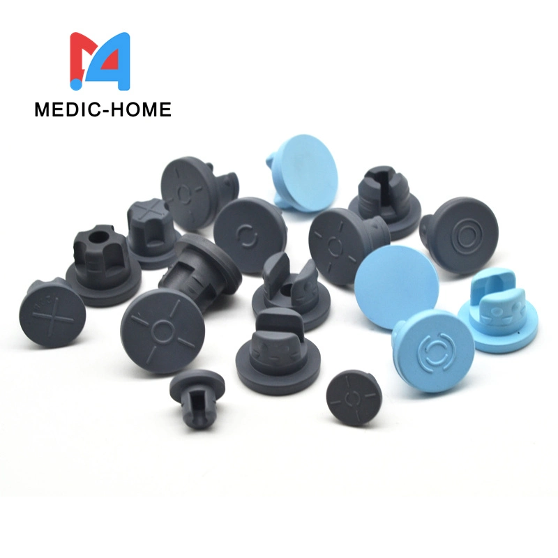 13mm 20mm Pharmaceutical Packaging Bromo Butyl Rubber Stoppers for Lyopglization/ Freeze-Dried Injection Vial