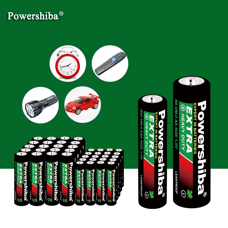 Mercury Free Powerful 1.5V Super Quality Heavy Duty No. 5 AA Dry Battery for Toys