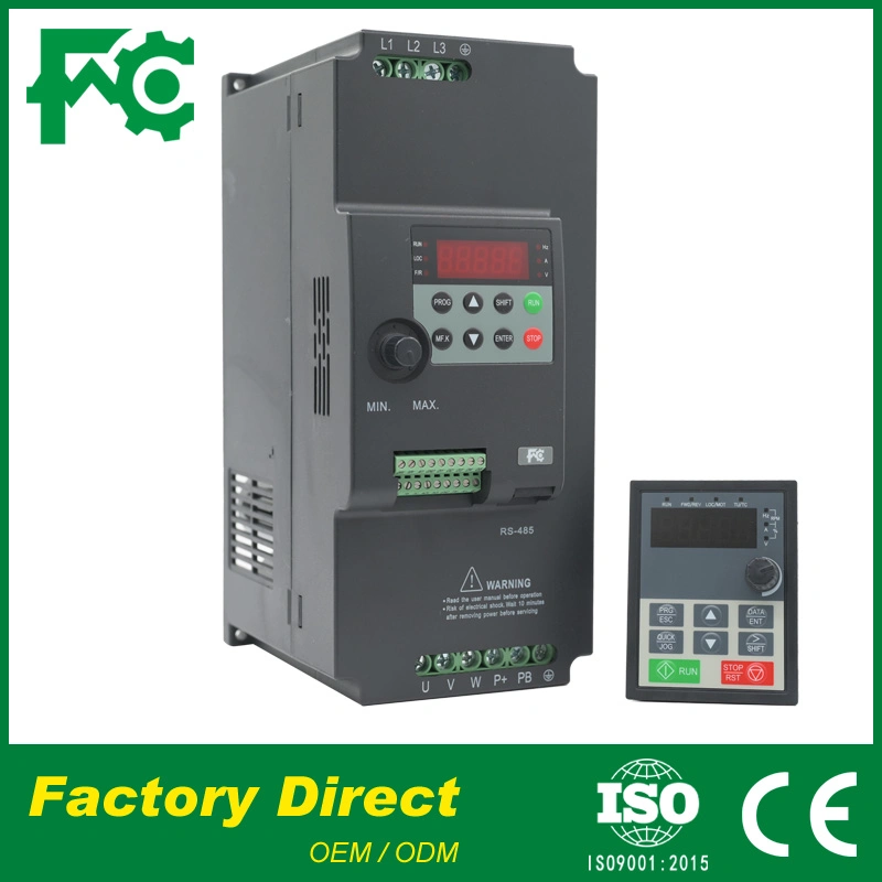 FC100E AC Drive El Control de Vectores Convertidor de frecuencia para Motor VFD