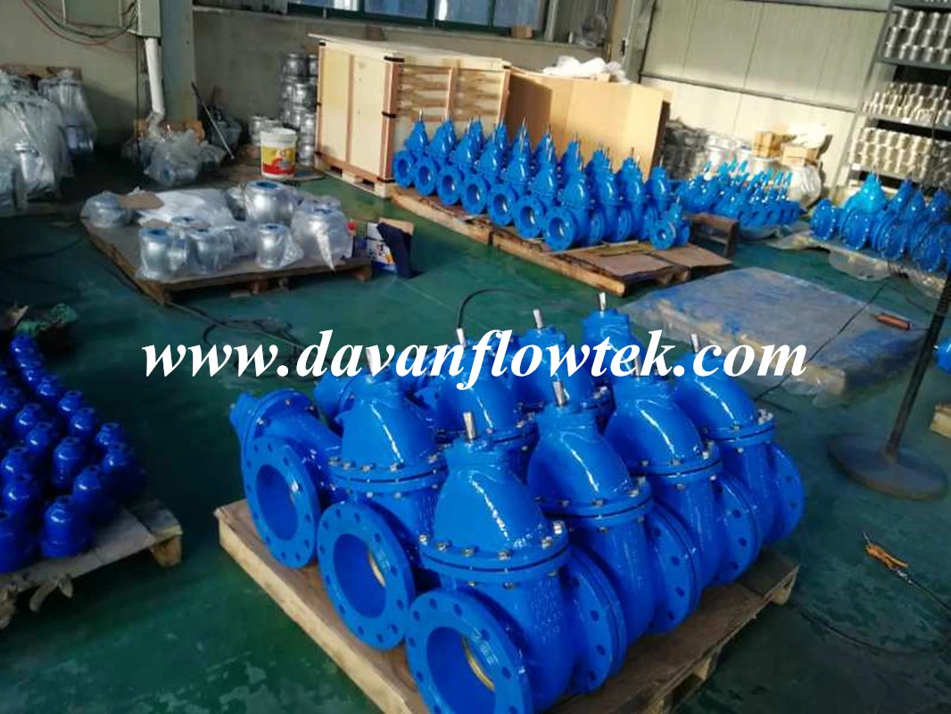 OEM BS5163 Cast Ductile Iron Ggg50 Flanged Metal Seat Non-Rising Stem Handwheel Operated