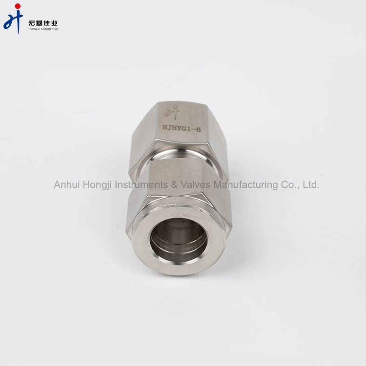 316 Stainless Steel Straight Instrument Fittings Tubing Adapter for Instrumentation Od 1/4 Inch