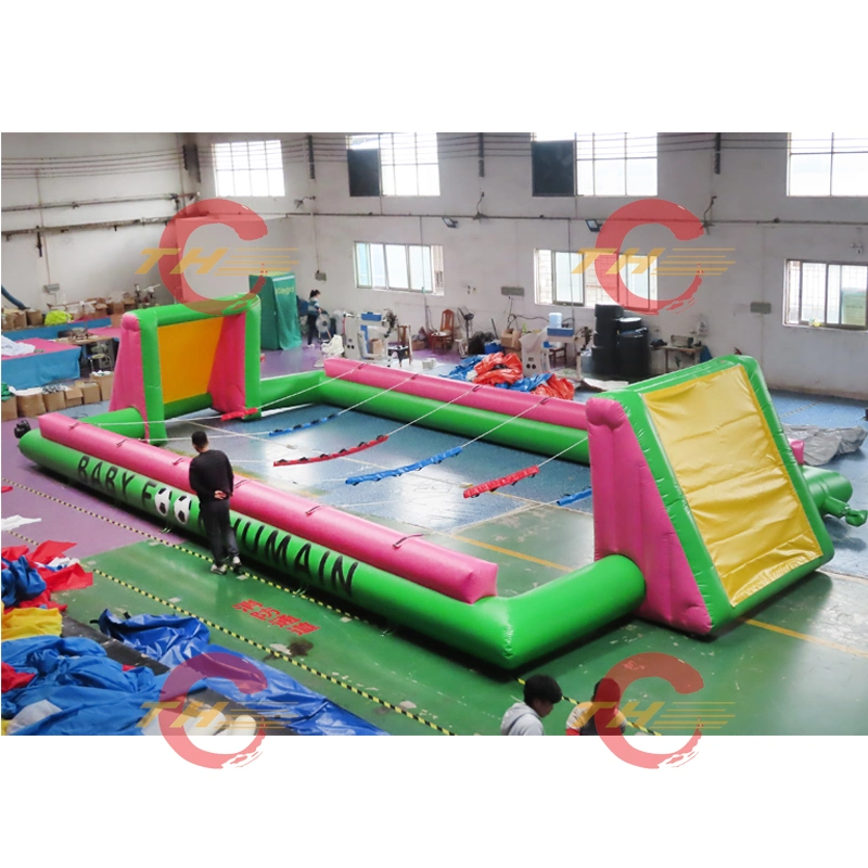 New Inflatable Football Field Soccer Pitch Water Beach Soccer for Rent