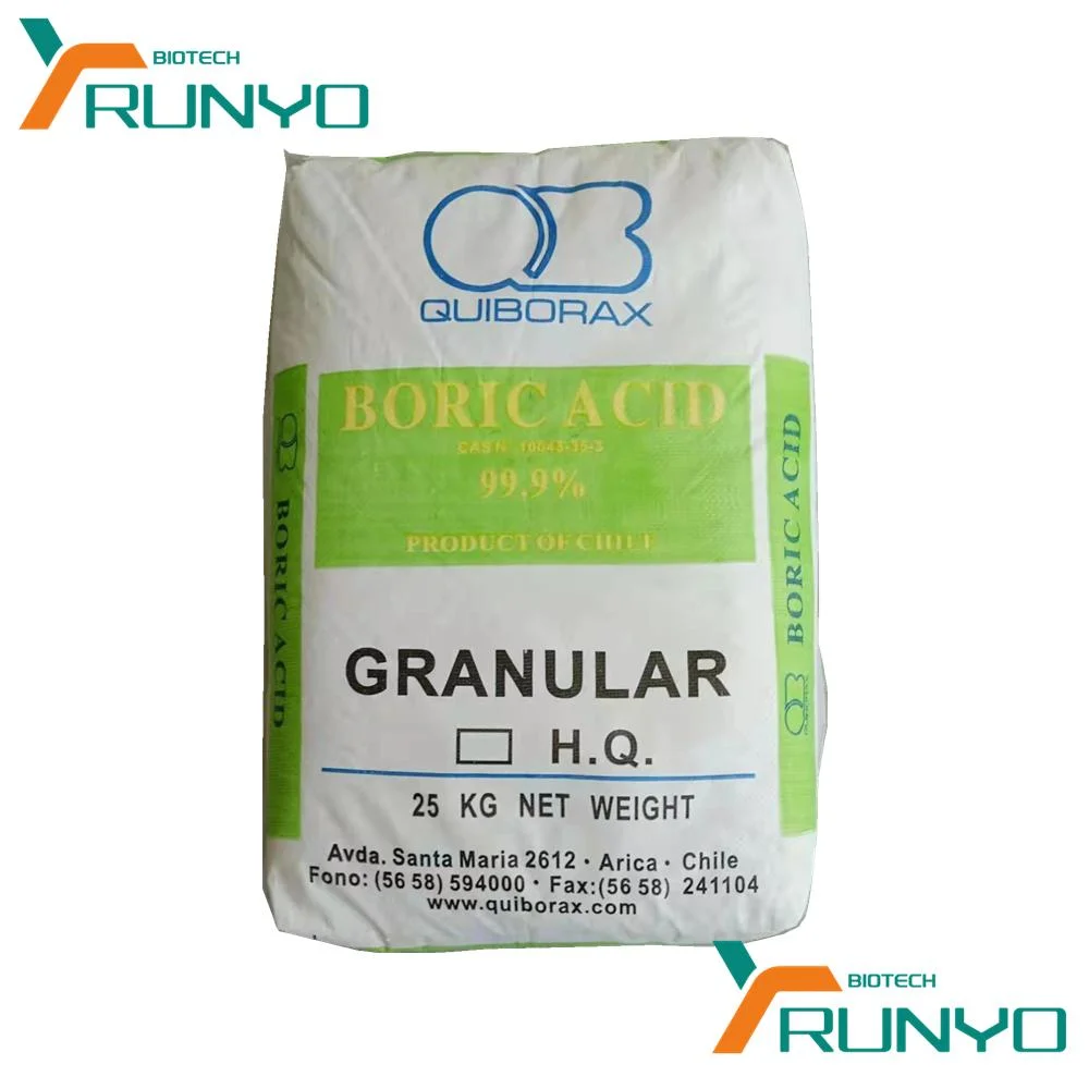 Glass Ceramics Raw Material Wholesale/Supplier 99.5% 99.9% White Flakes / Powder/ Chunksr CAS 10043 35 3 Boric Acid