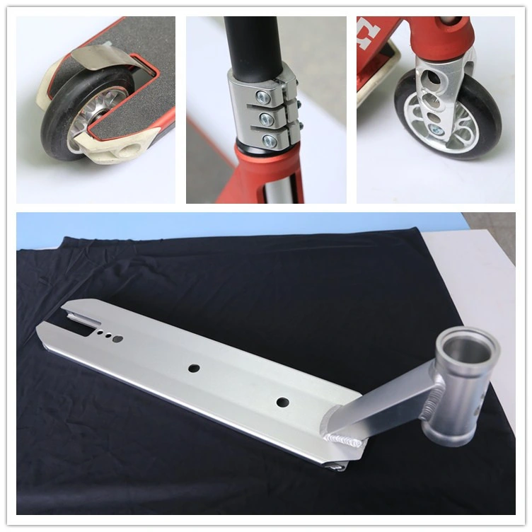 Aluminium Extrusion Profile Scooter Board Punching Parts