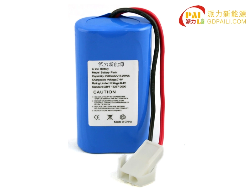 18650 2s2p de 7,4 V 2200mAh para dispositivos de bolsillo