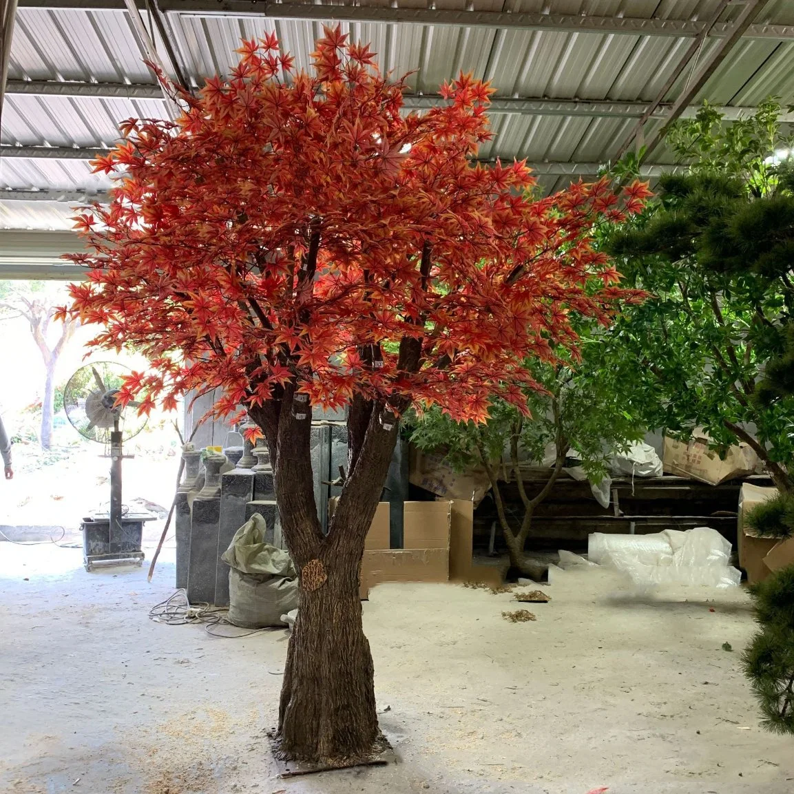 Automne Grand arbre d'érable rouge japonais artificiel extérieur