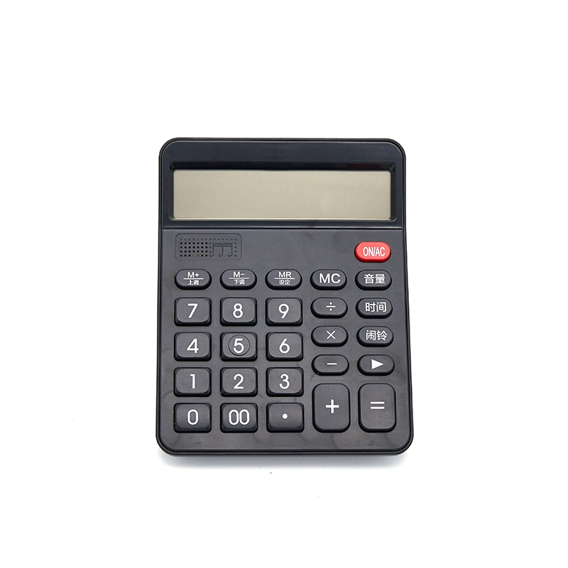 Calculadora básica de Digit batería solar Dual Power Calculadora de escritorio